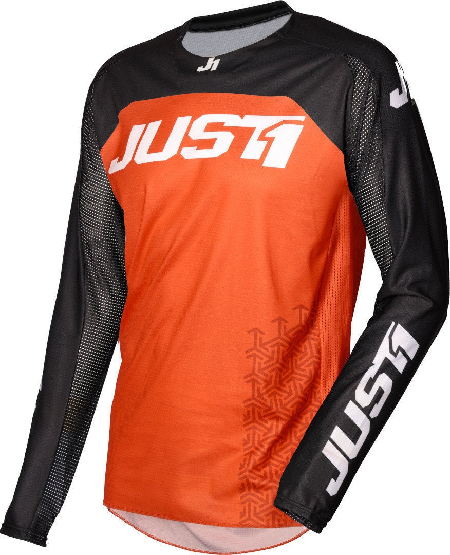 Just1 J-Force Terra Motocross Jersey sort/orange M Figur 1