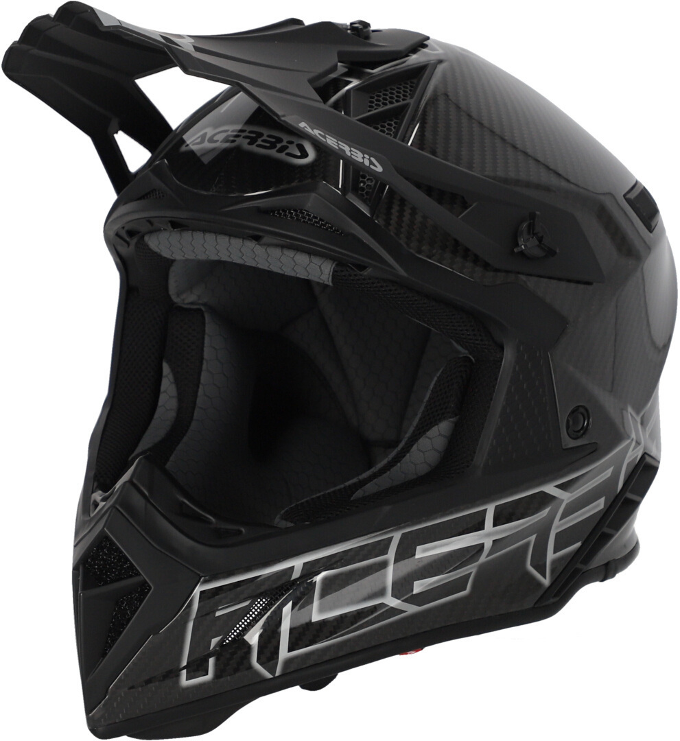 Acerbis Steel Carbon 2023 Motocross hjälm Svart/grå XS (53/54) Figur 1