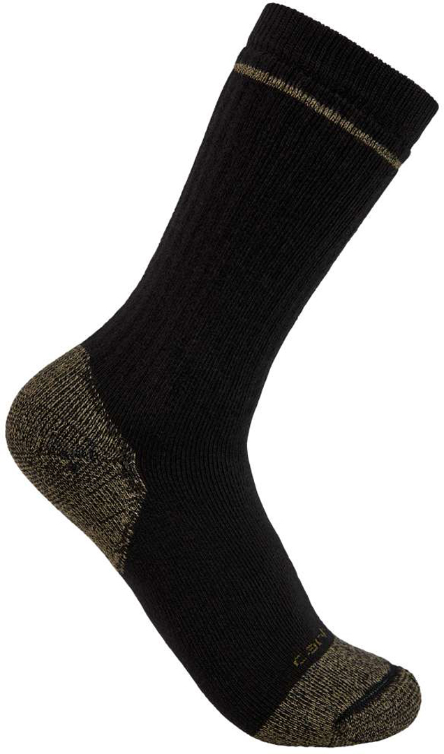 Carhartt Cotton Blend Steel Toe Boot Socken (2 pachete) negru L/XL Figura 1