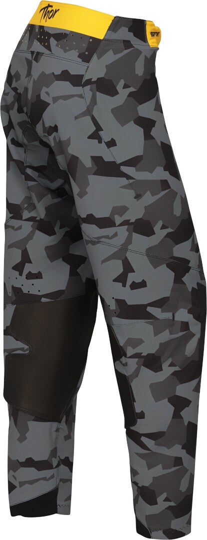 Thor Sportmode Shadow Dame Motocross bukser grå/sort/gul 1/2 Figur 4