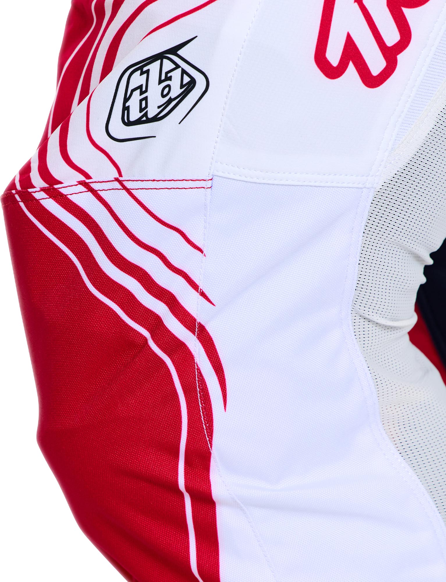 Troy Lee Designs GP Pro Streamline Pantaloni da motocross Rosso/Bianco 38 Figura 4