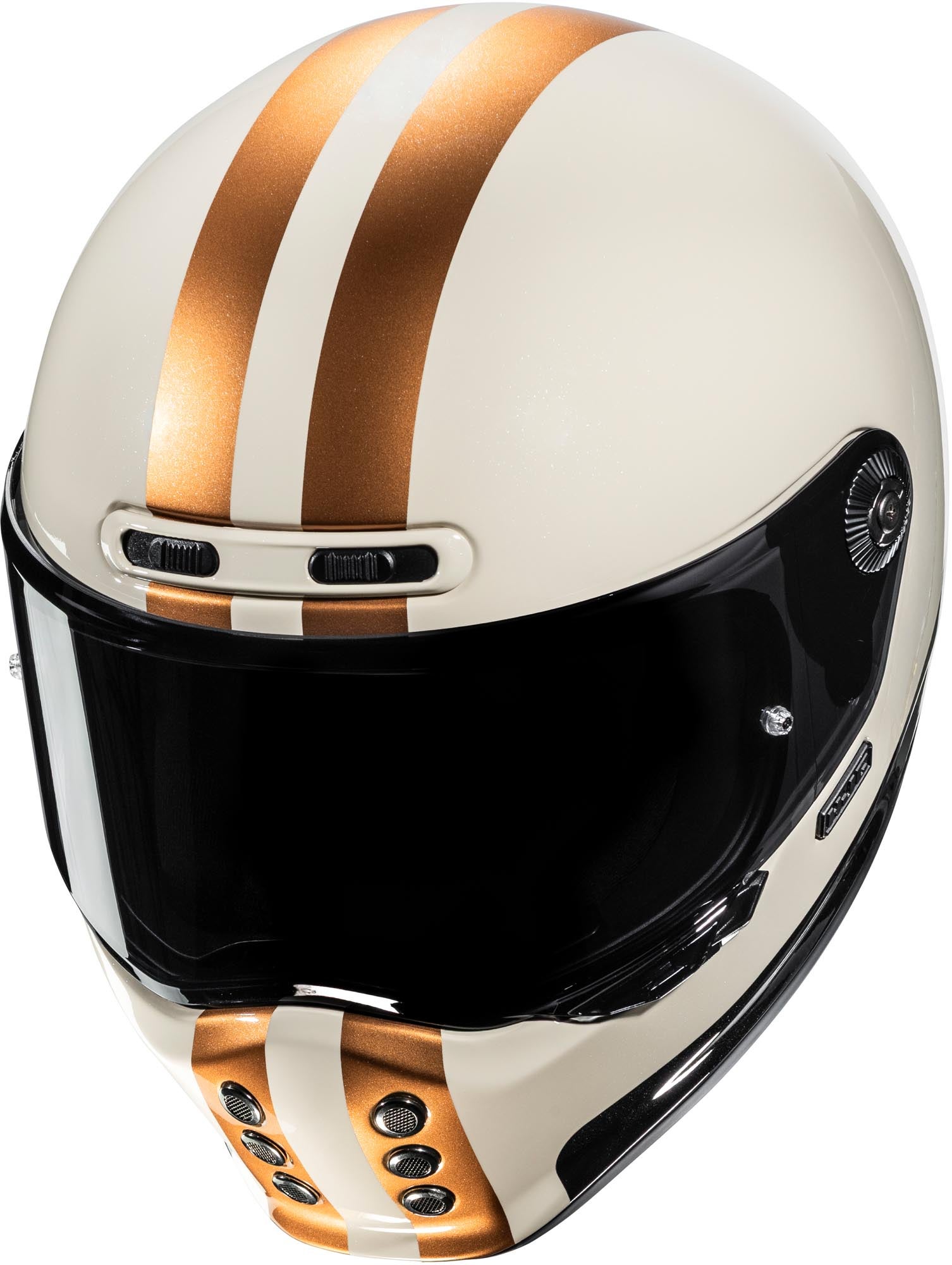 HJC V10 Core Ķivere ziloņkauls/bronza/melns XL (60/61) 2. attēls