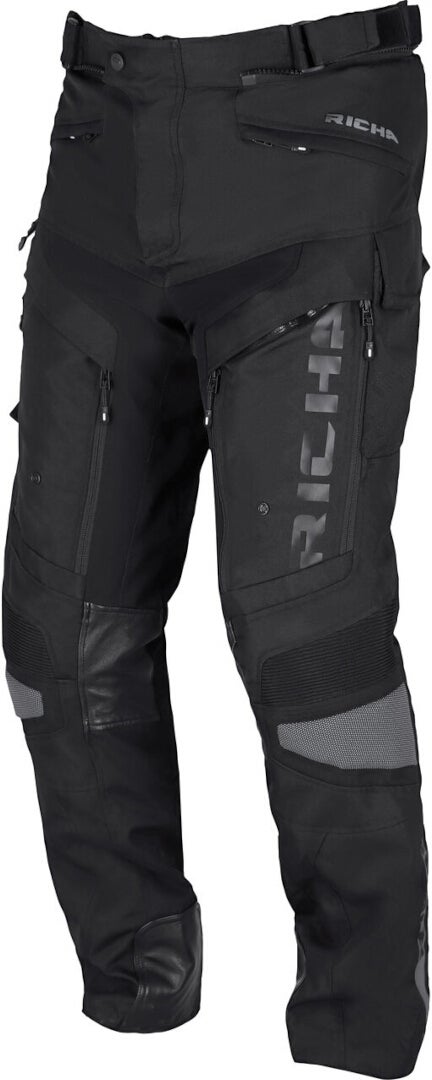 Richa Infinity 2 Adventure waterproof Motorcycle Textile Pants black Short XXL Figure 2