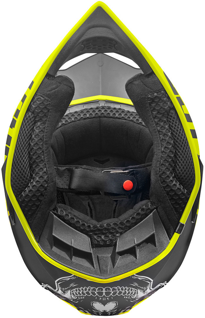 Bogotto V321 Soulcatcher Motocross Hjälm gul/svart XS Figur 3