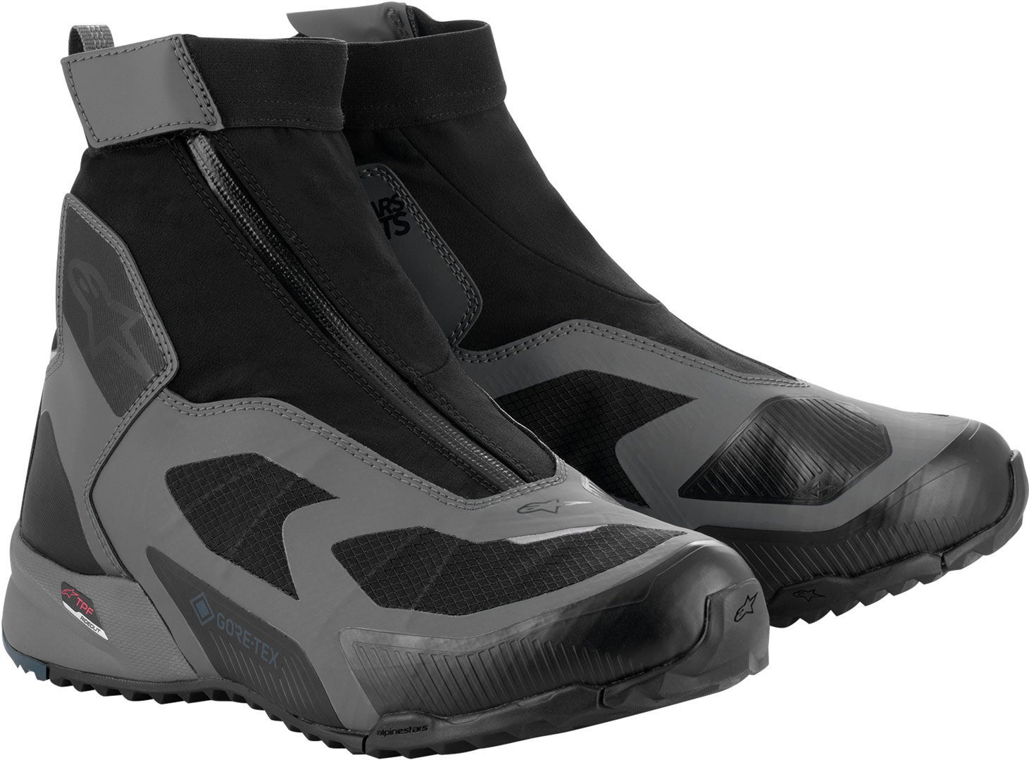 Alpinestars CR-8 Gore-Tex vandtætte motorcykelsko sort/grå/blå 8 Figur 1