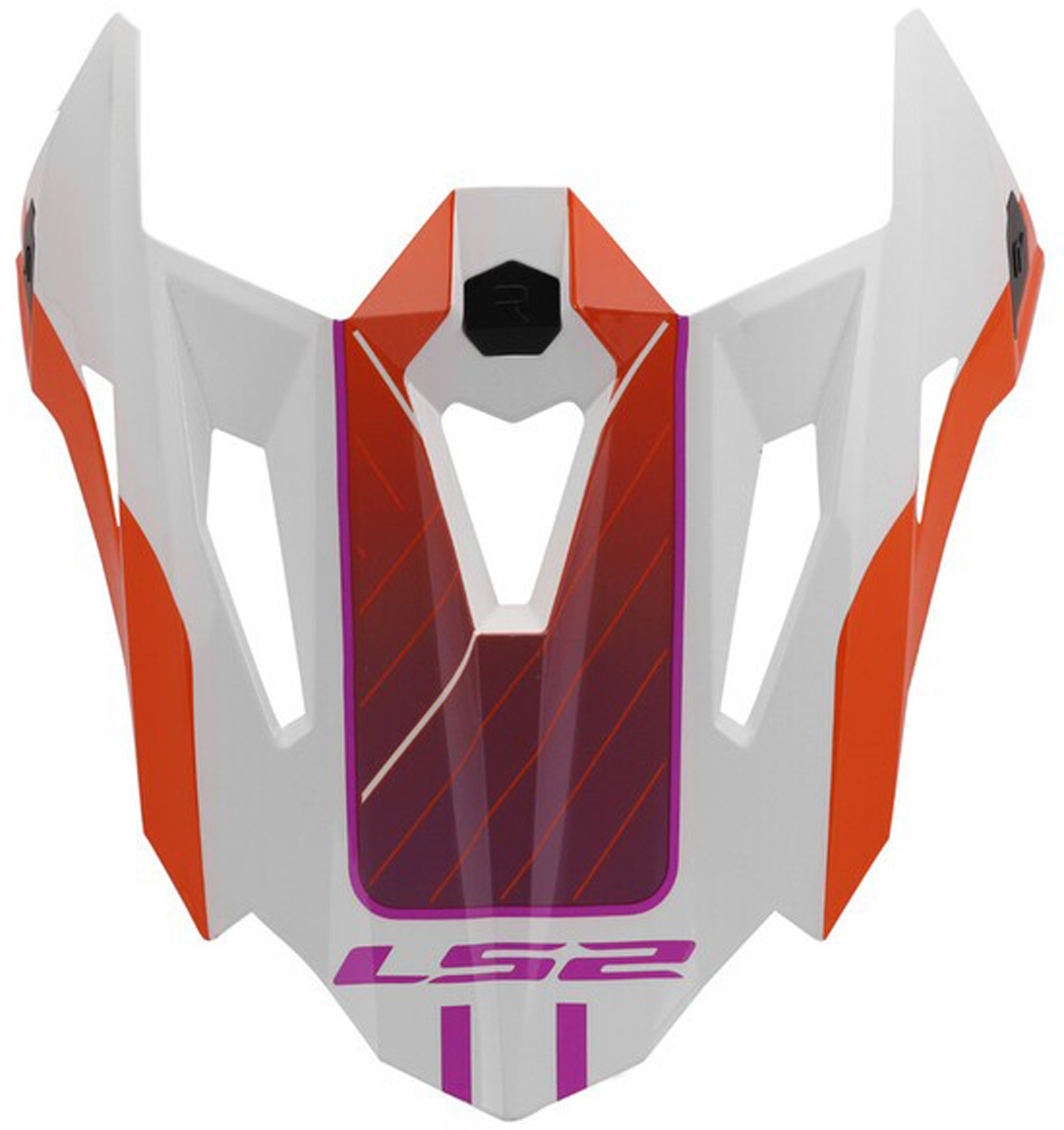 LS2 MX703 Integrated Vârful Casca portocaliu Figura 1