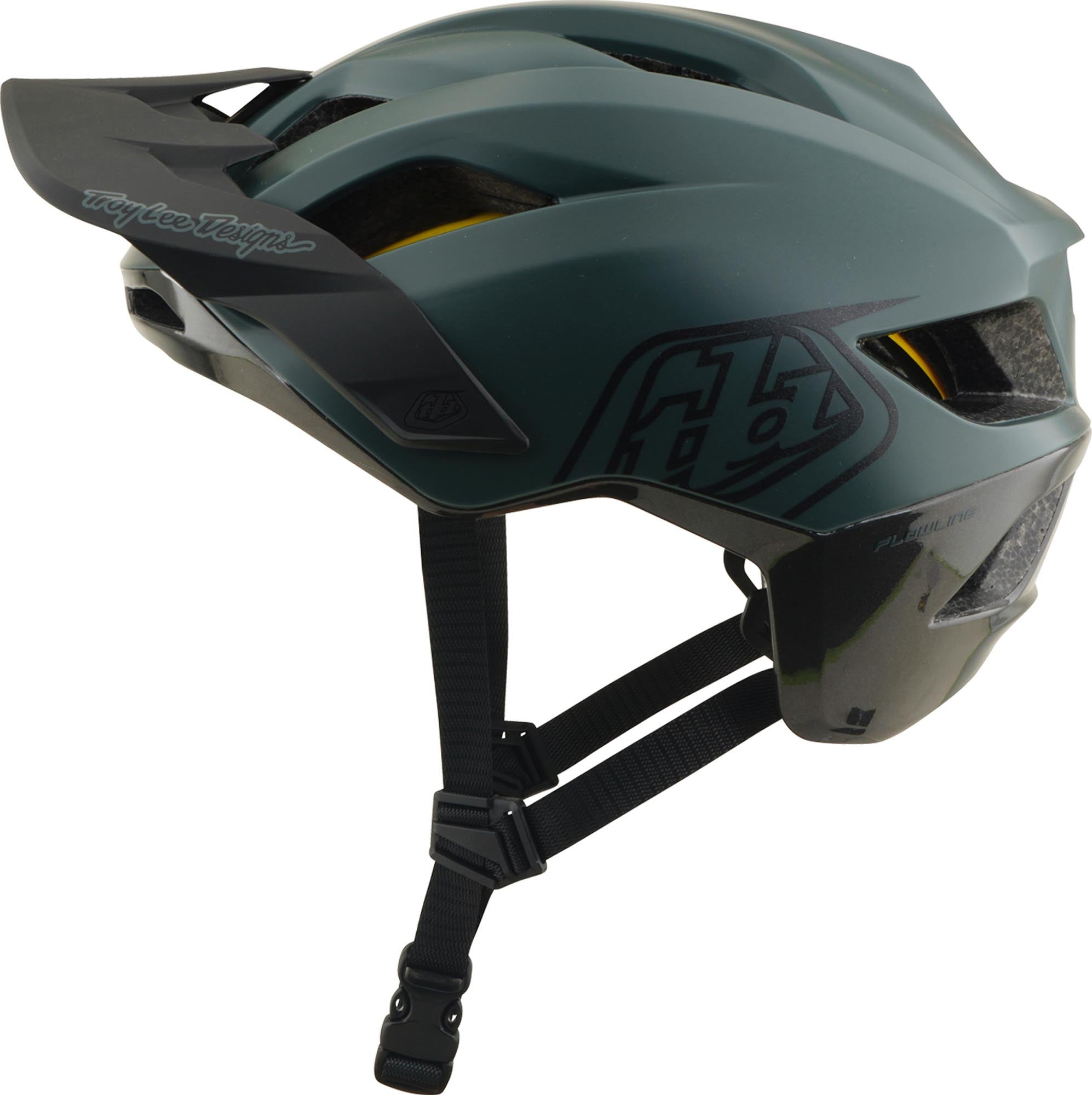 Troy Lee Designs Mips Flowline Point Casque de vélo vert mat/noir XL-XXL (60/63) Figure 7