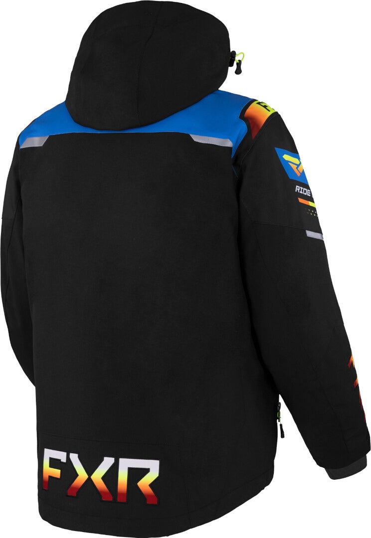 FXR Helium X 2-in-1 2023 Snowmobile Jacket black/blue XL Figure 2