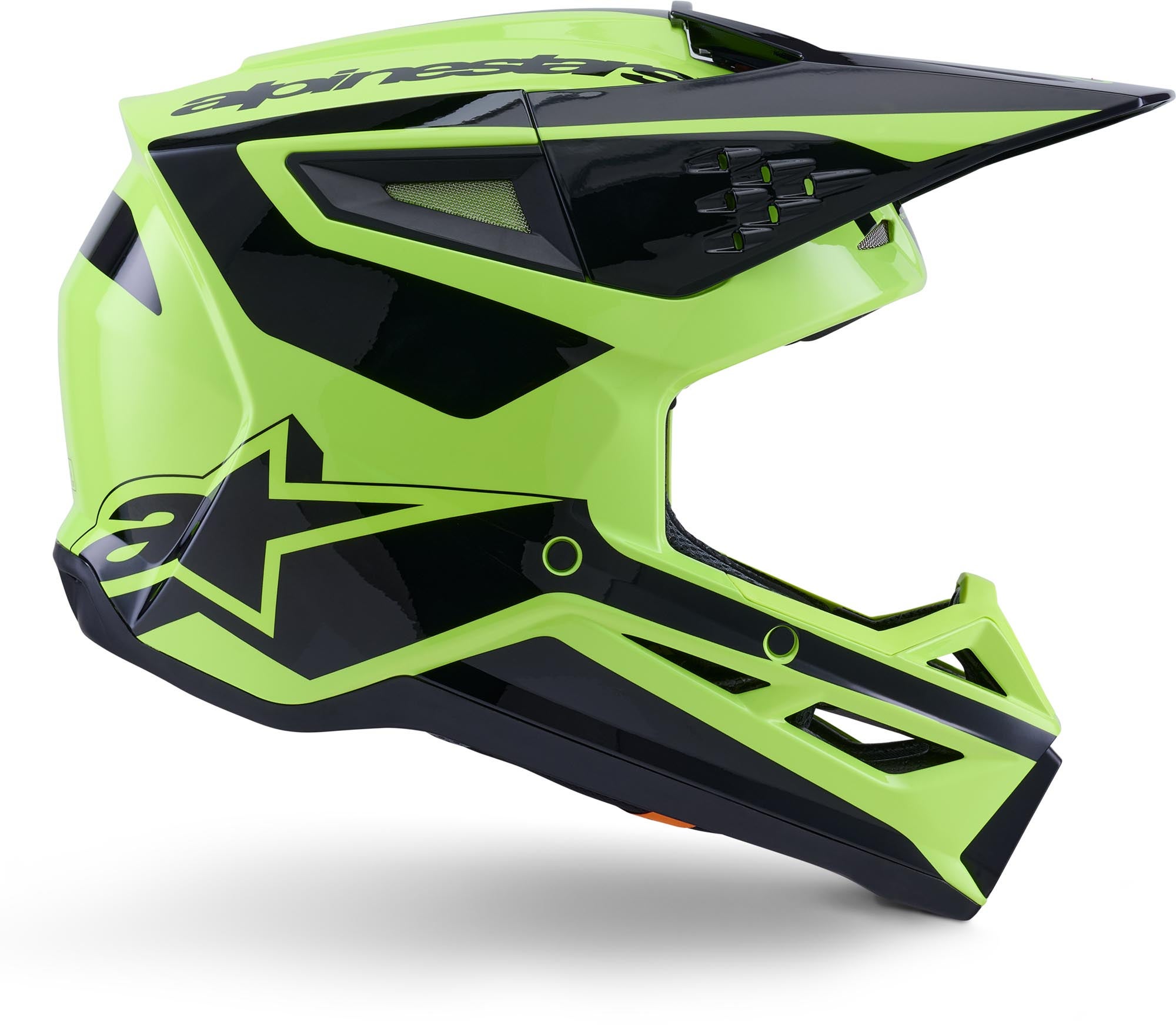 Alpinestars S-M3 Heat Casco da motocross giallo/nero S (55/56) Figura 5