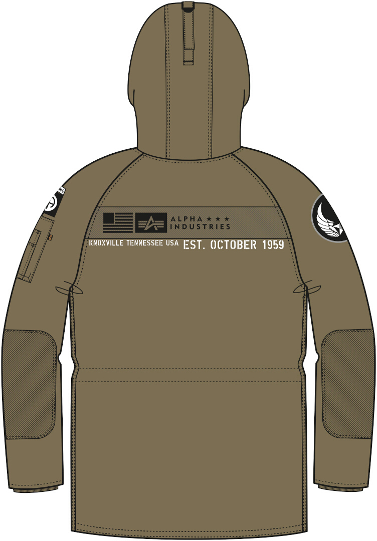 Alpha Industries N3B Airborne Jacke khaki L Abbildung 2