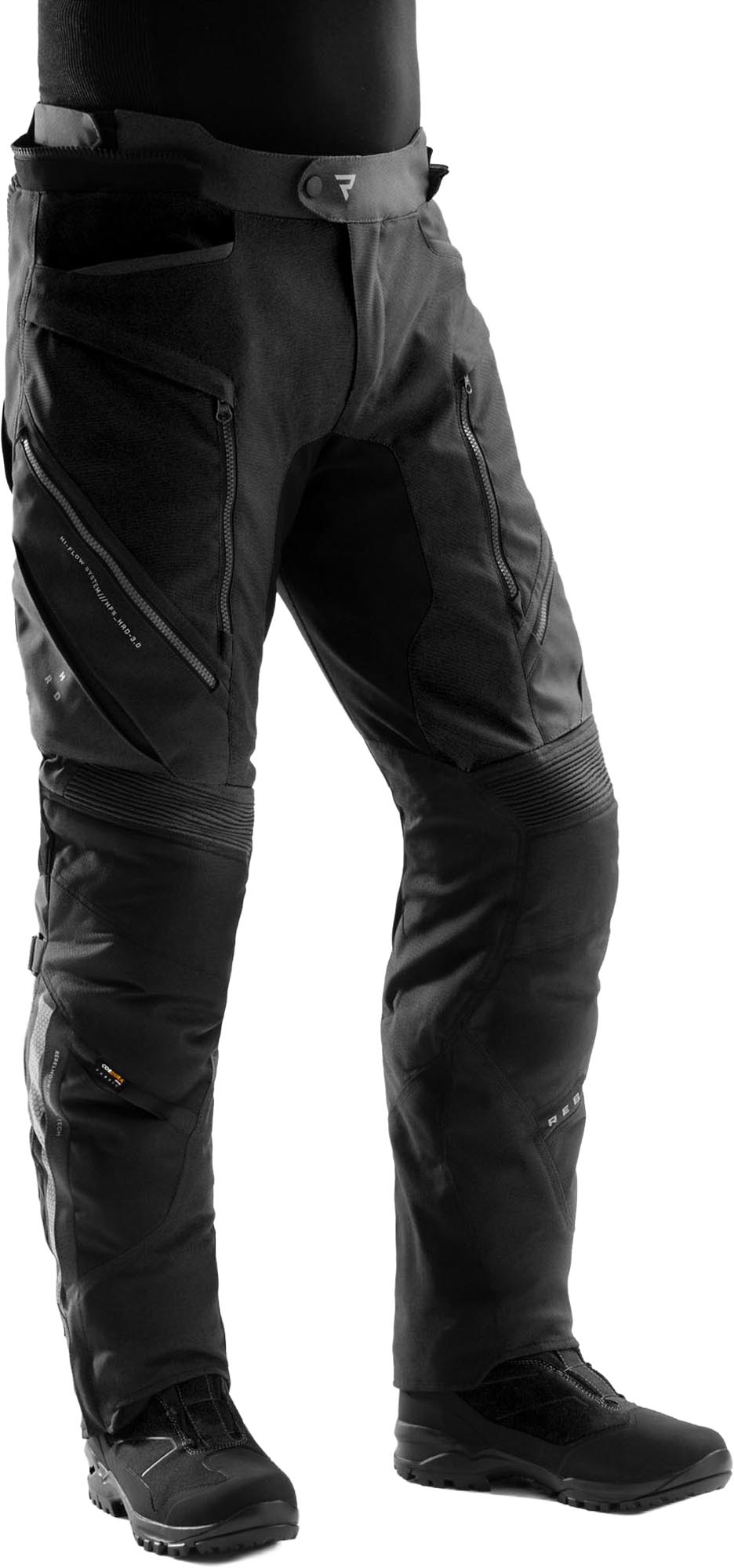 Rebelhorn Hardy 3.0 waterproof Motorcycle Textile Pants black L Figure 3