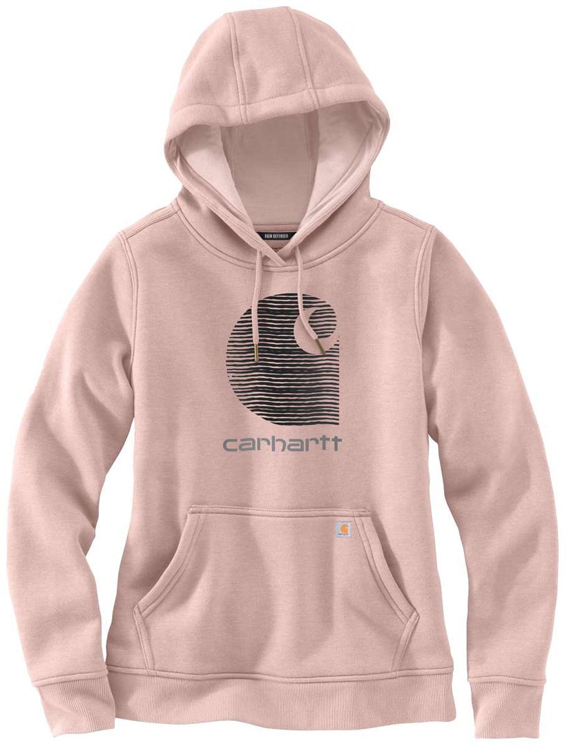 Carhartt Rain Defender Promo Damer Hettegenser rosa M Figur 1