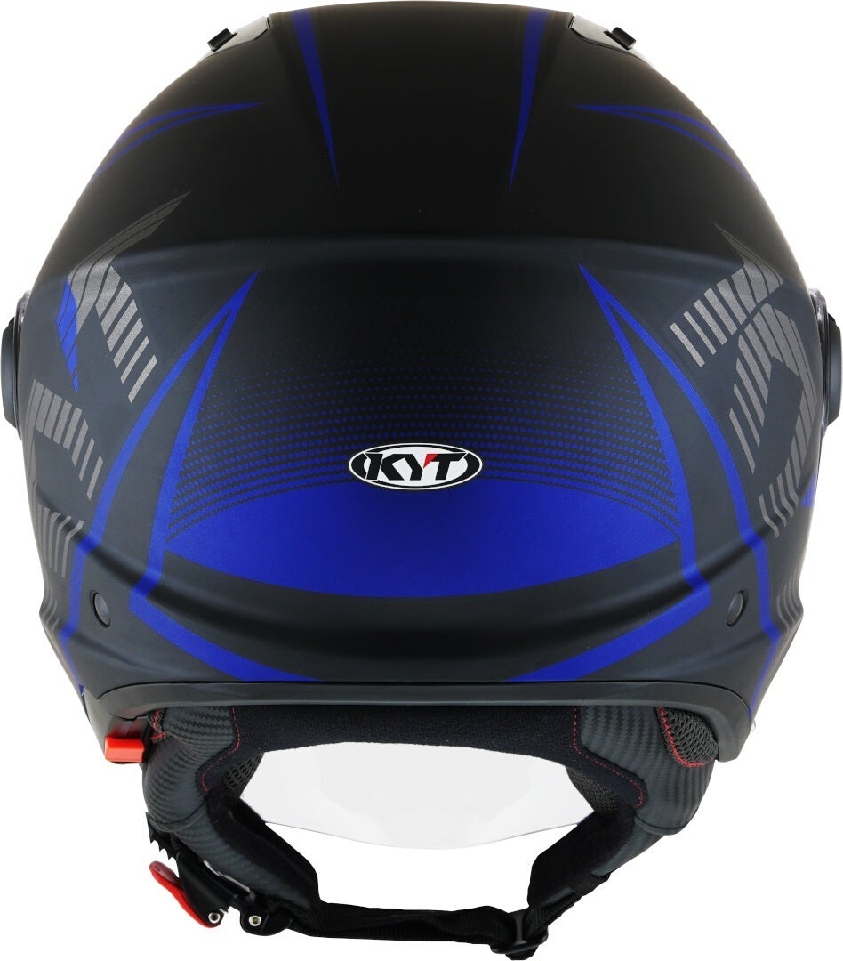 KYT D-City Colorful Jet Helmet blue matt XL (61) Figure 4