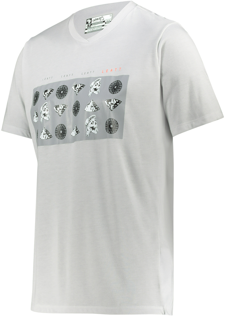 Leatt MTB All Mountain 2.0 Symbol Short Sleeve Велосипед Джерси светло-серый M Рисунок 2