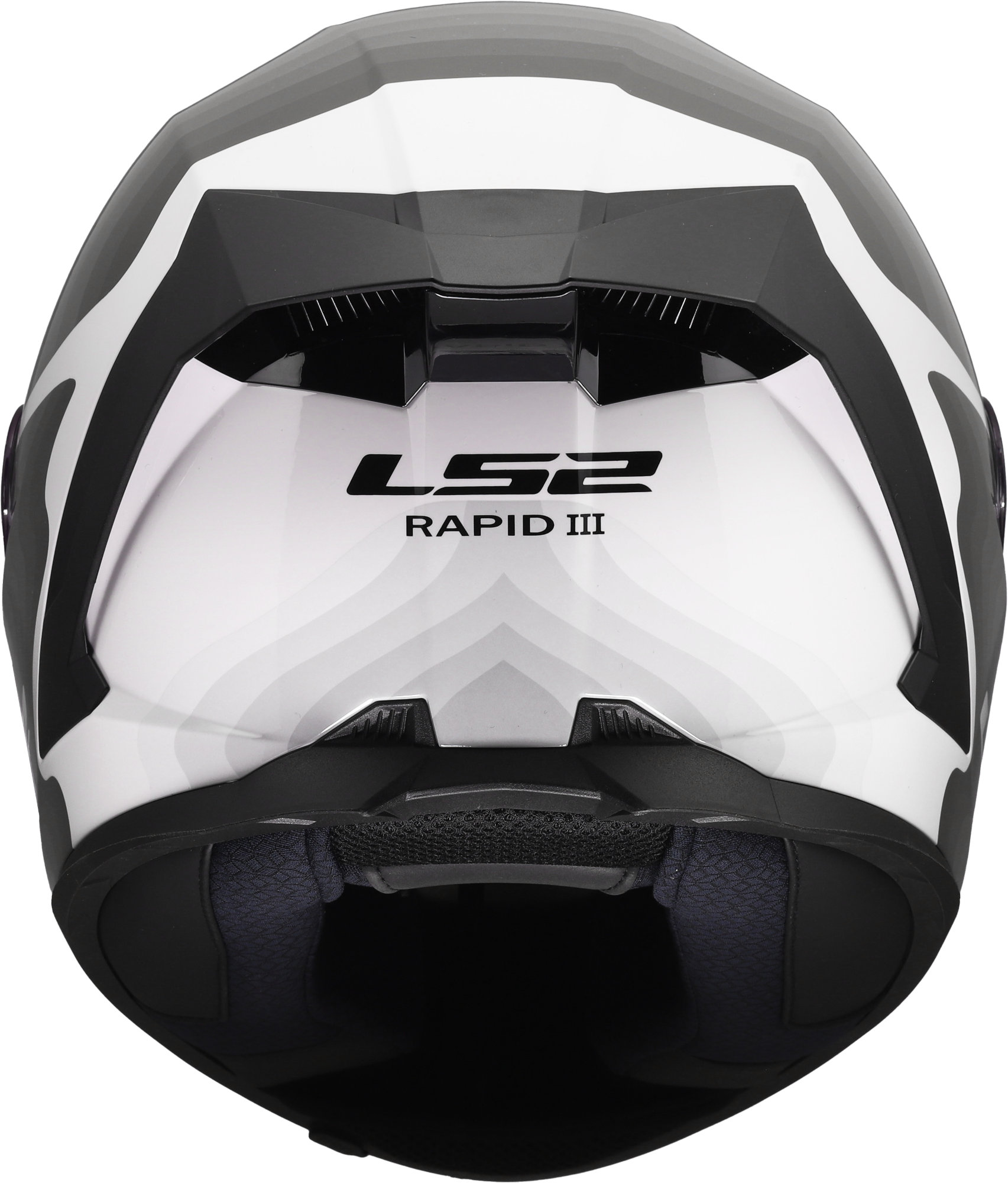LS2 FF820 Rapid III Flow ヘルメット 白/灰色 XL(61/62) 図3