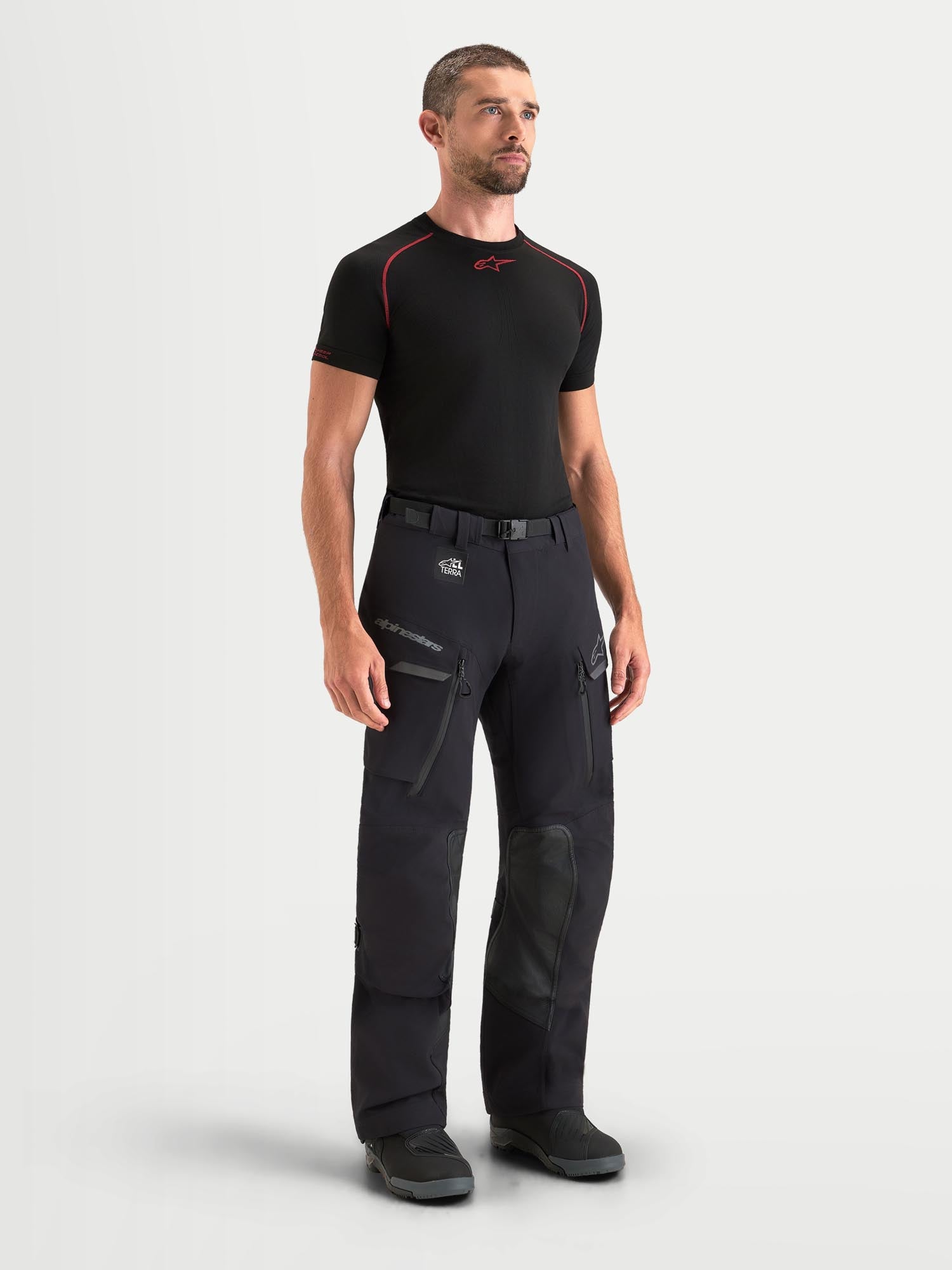 Alpinestars Maxdura Drystar XF waterproof Motorcycle Textile Pants dark grey/black S Figure 7