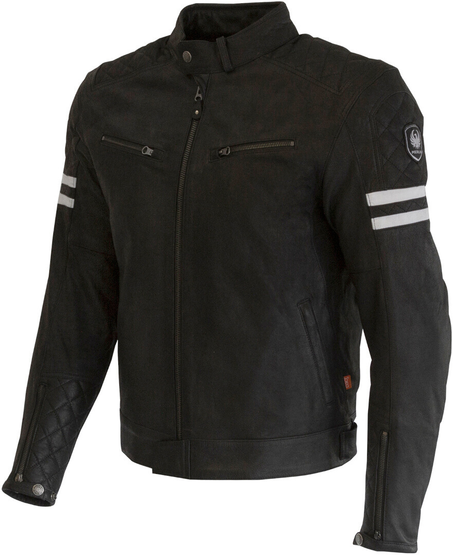 Merlin Hixon II D3O Motorcycle Leather Jacket black M Figure 1