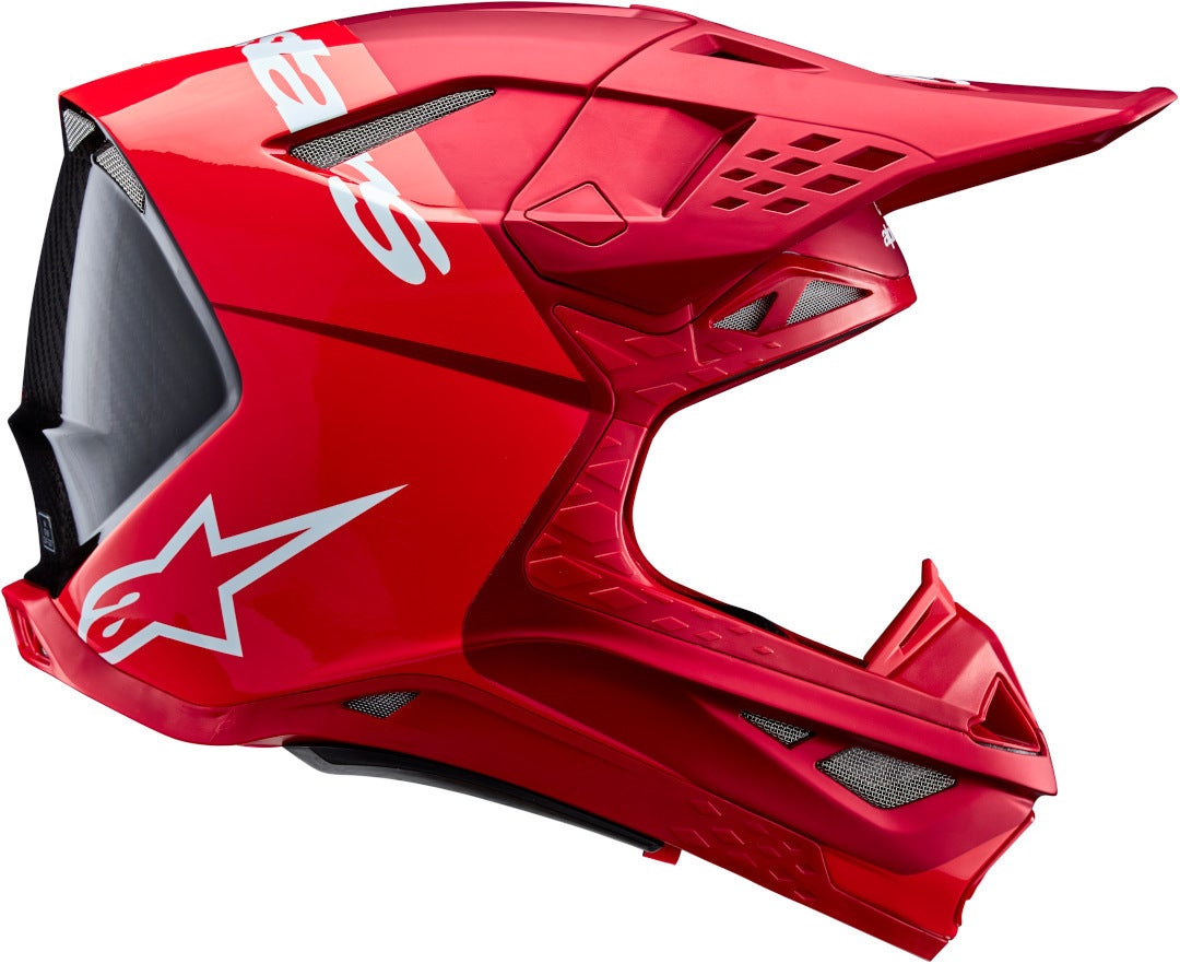 Alpinestars Supertech S-M10 Flood 2024 Motocross Helmet red M (57/58) Figure 4