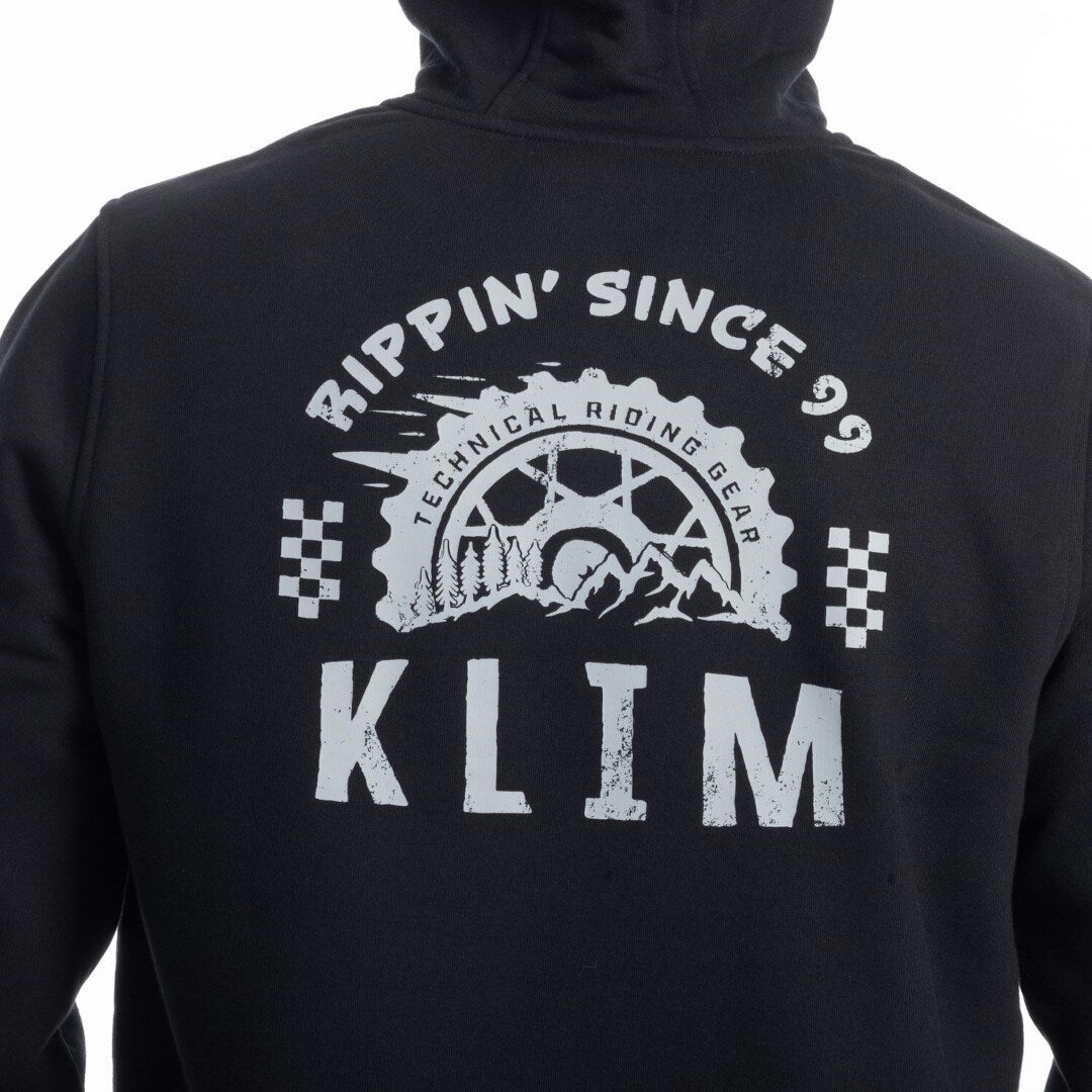 Klim Rippin 連帽衫 黑色/淺灰色 M 圖2