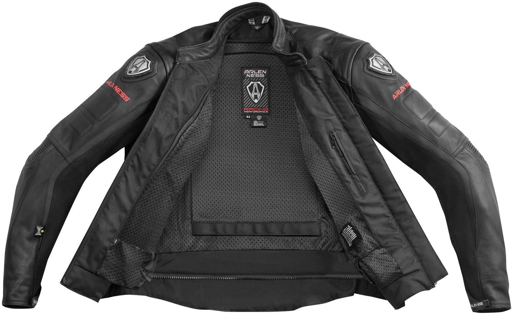 Arlen Ness Sportivo Motorcycle Leather Jacket black 60 Figure 4