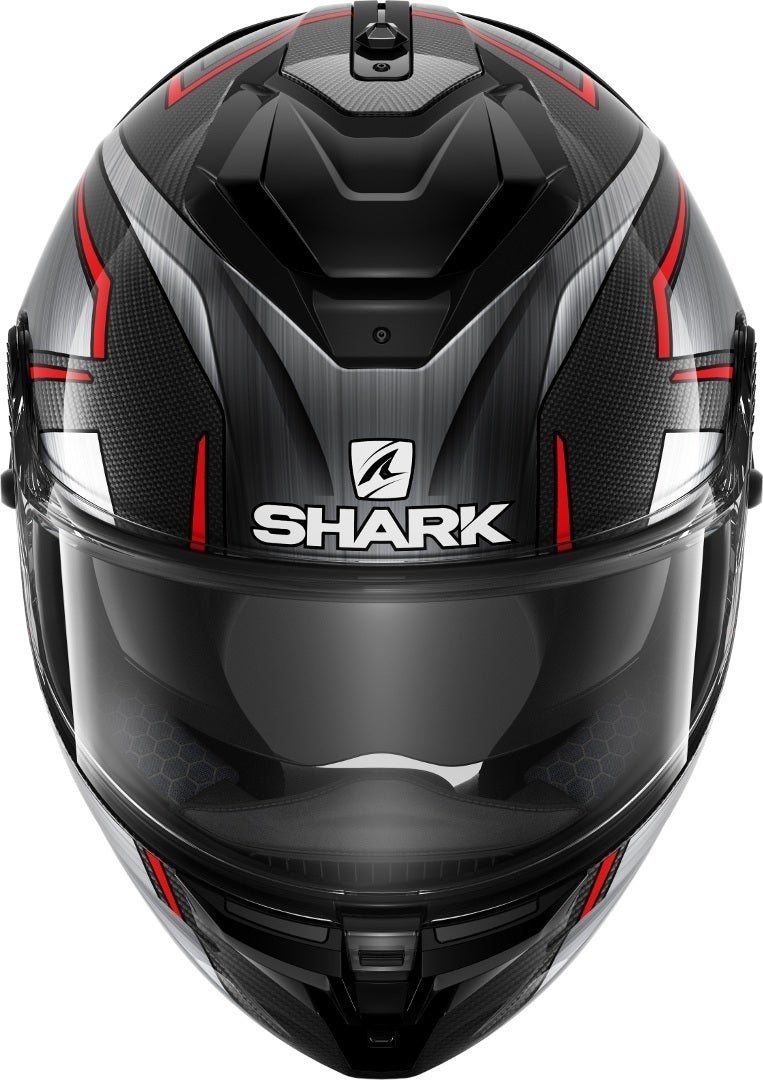 Shark Spartan GT Carbon Kromium Přilba Černá/červená S (55/56) Obrázek 2