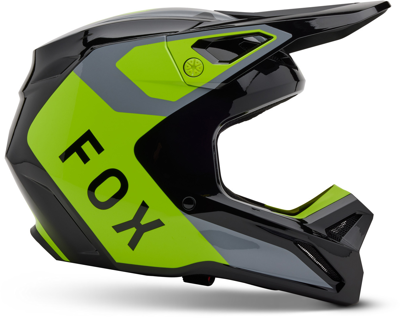 FOX V1 Lean MIPS Casco da motocross grigio/giallo M (57/58) Figura 6