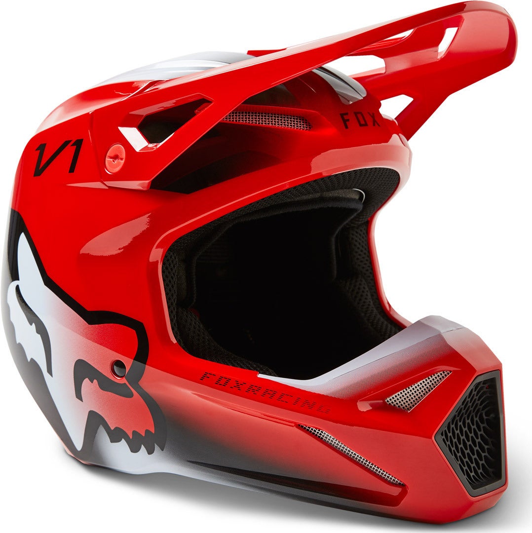 FOX V1 Toxsyk Motocross Helm rot M (57/58) Abbildung 1