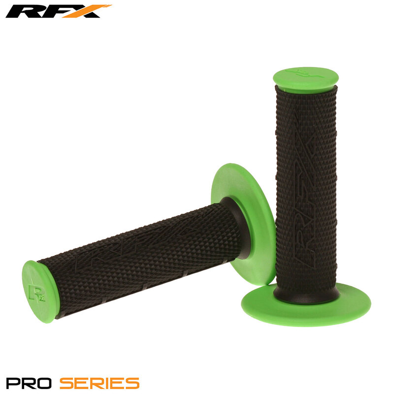 RFX Pro Series Dual Compound Grips Black Centre (Black/Green) Pair-image-931309650