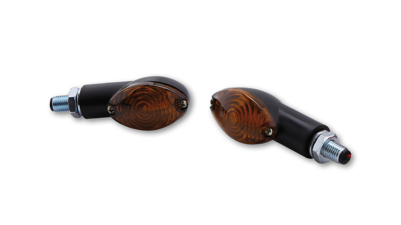 HIGHSIDER Smart Cateye Bulb Mini Indikator Kropp Svart / Lins Rökt (Par), Fram & Bak Figur 2