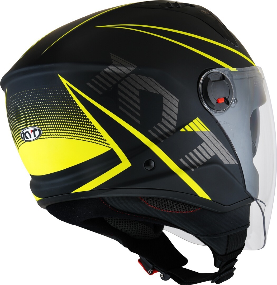 KYT D-City Colorful Cască cu reacție galben S (55/56) Figura 2