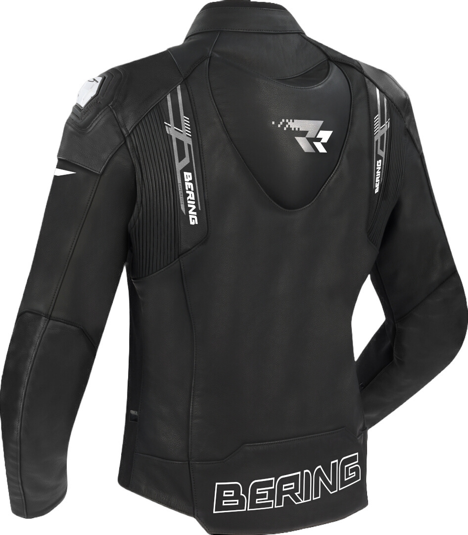 Bering Snap Motorcycle Leather/Textile Jacket black/white XL Figure 2