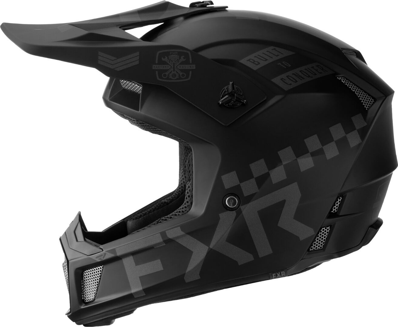 FXR Clutch Gladiator 2024 Casco da motocross nero M (57/58) Figura 4