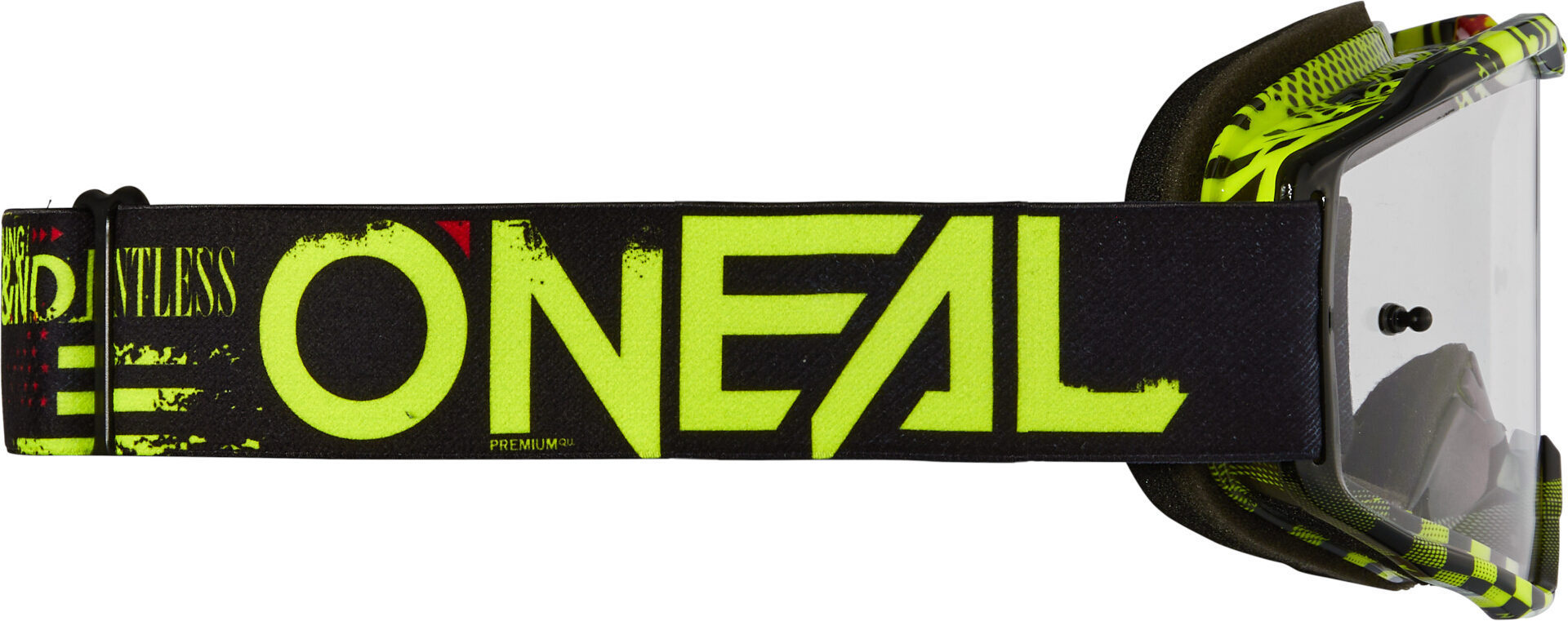 Oneal B-10 Attack Clear Ochelari de motocross negru/galben-neon Figura 2