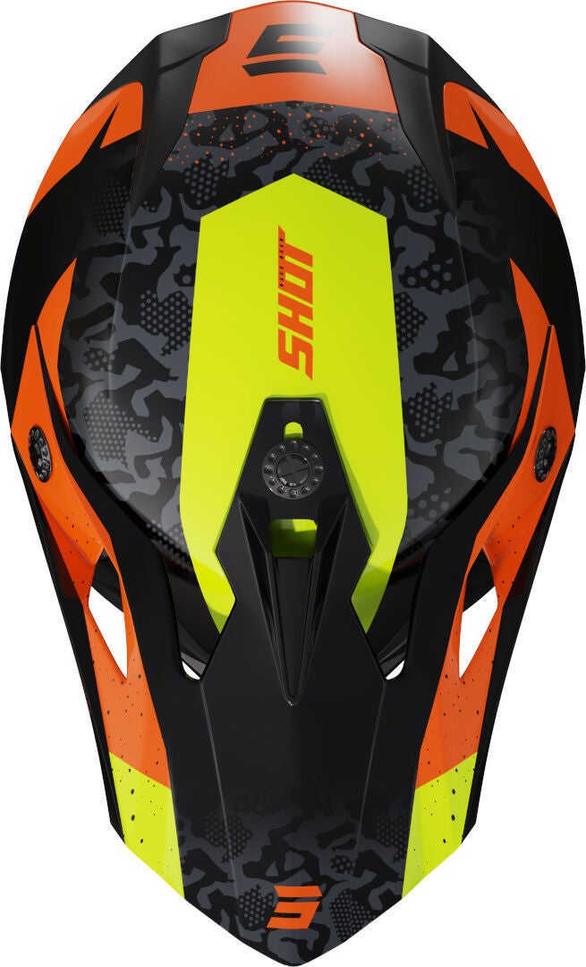 Shot Pulse Airfit Motocross Helmet black/neon-yellow S (55/56) Figure 3