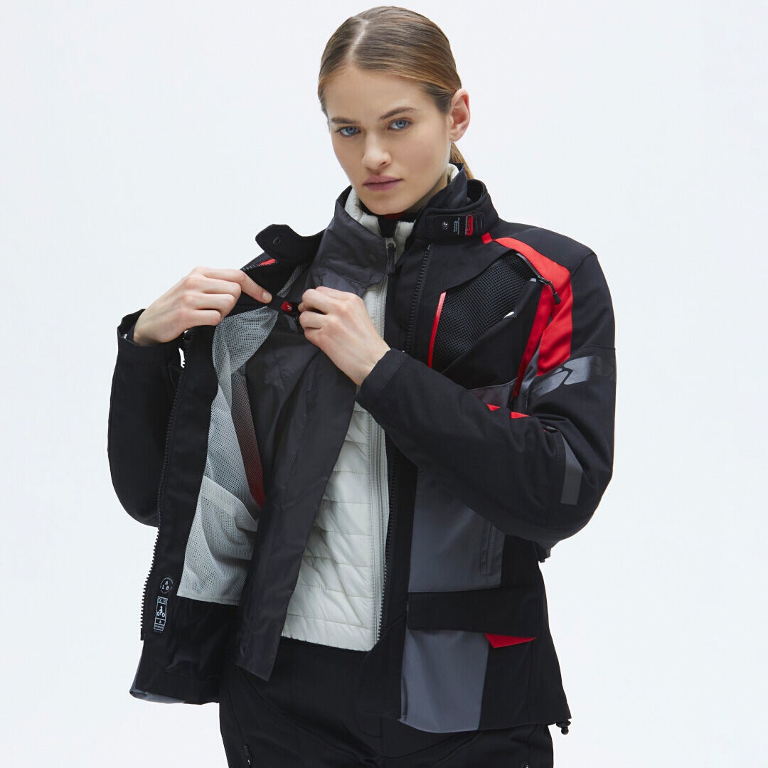 Spidi Rain Chest H2Out Ladies Rain Jacket black S Figure 3