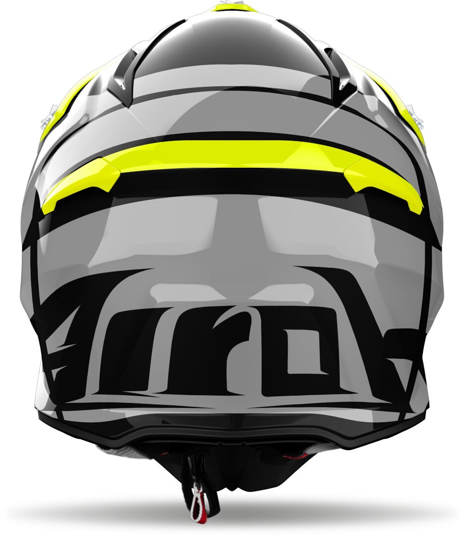 Airoh Aviator Ace 2 Engine Motocross Helm schwarz/grau/gelb M (57/58) Abbildung 3