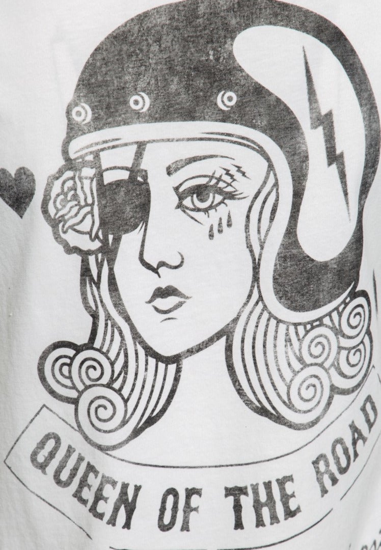Queen Kerosin Playcard Queen Ladies T-Shirt L Figure 4