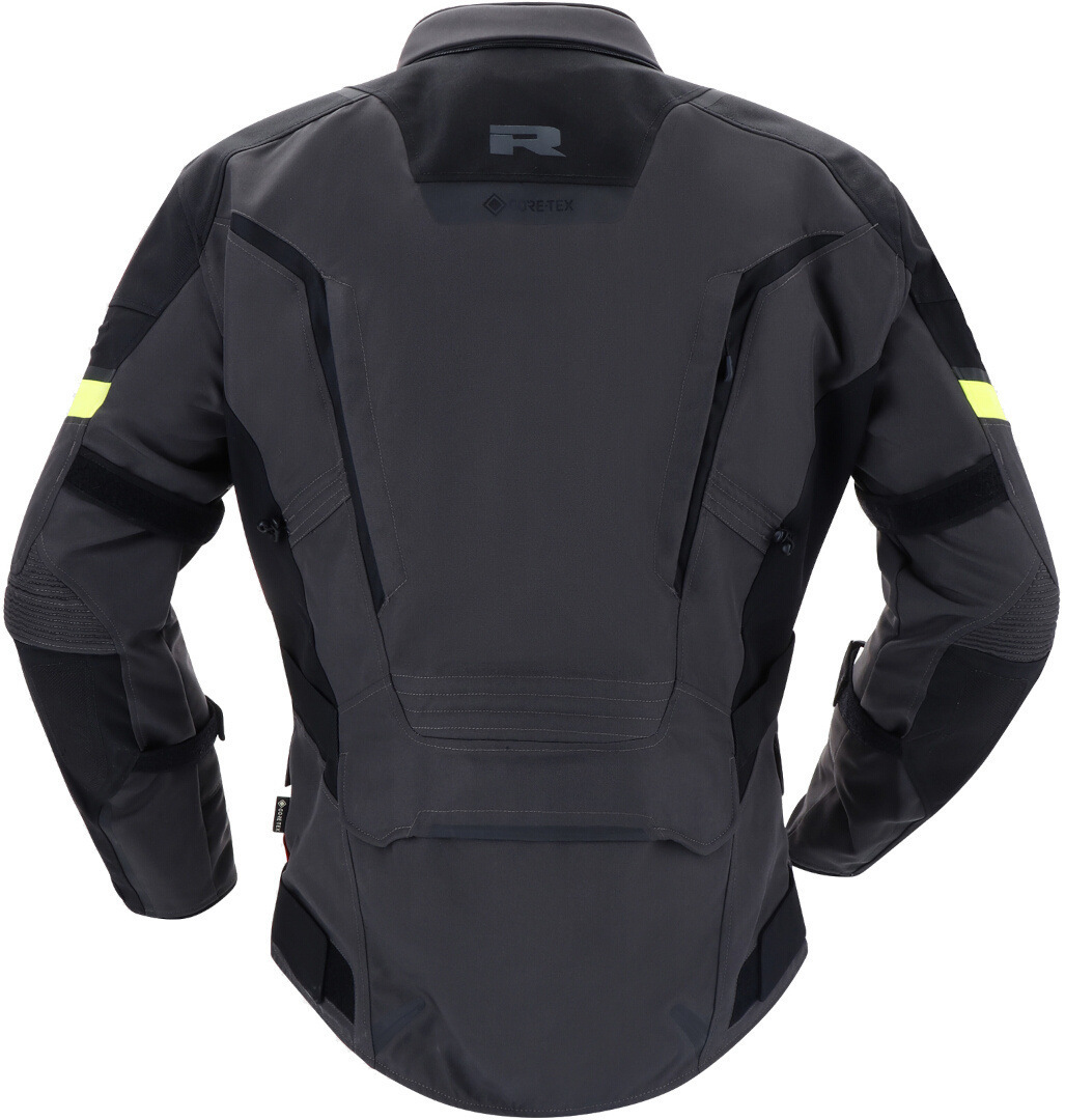 Richa Cyclone 2 Gore-Tex waterproof Motorcycle Textile Jacket dark grey/black/yellow 3XL Figure 3