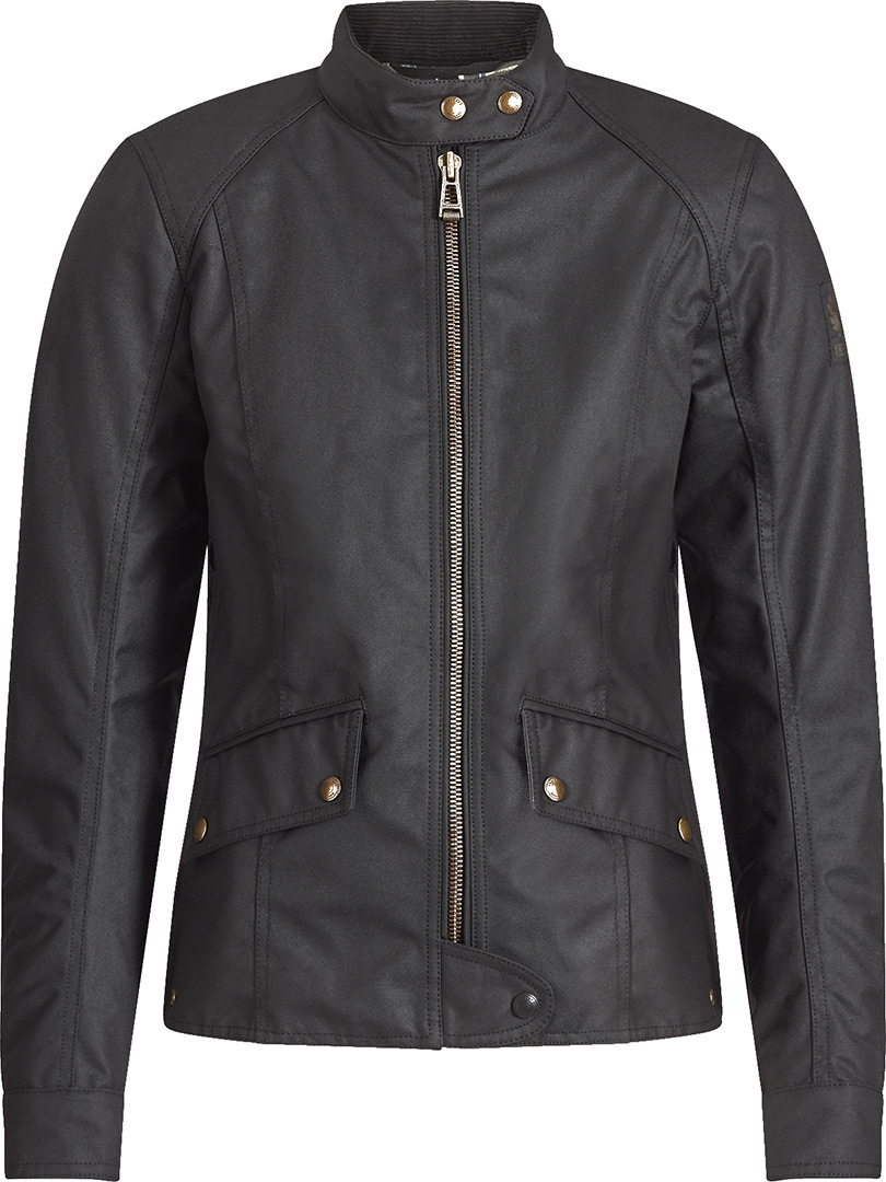 Belstaff Antrim Jachetă ceruită pentru motociclete pentru doamne negru 36 Figura 1