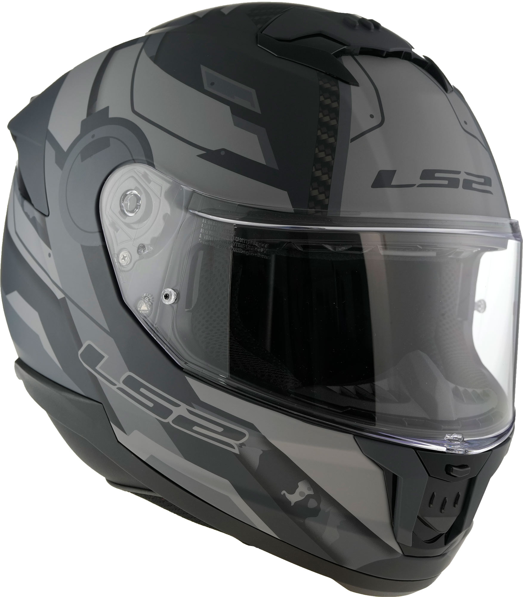LS2 FF808 Stream II Shadow Helm S (55/56) Figuur 2