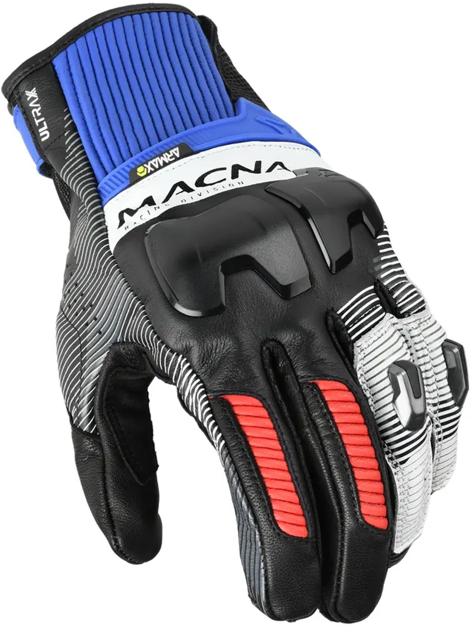 Macna Ultraxx 2.0 Motorcykelhandsker sort/blå/rød XL Figur 1