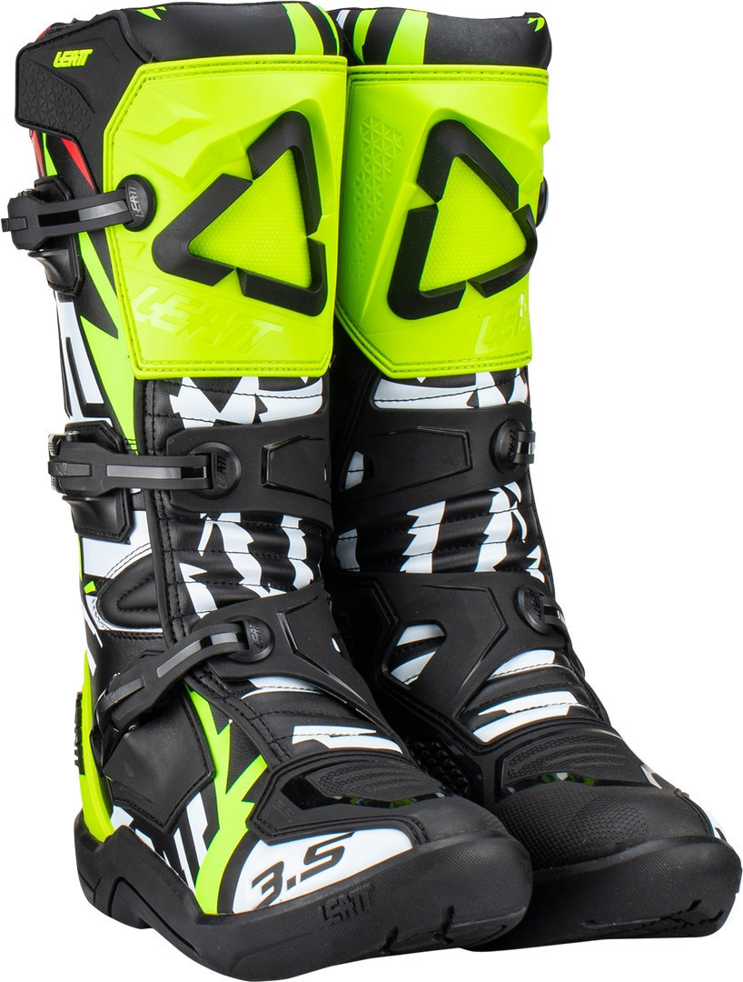 Leatt 3.5 2023 Cizme de motocross Negru/Alb/Galben 40,5 Figura 4