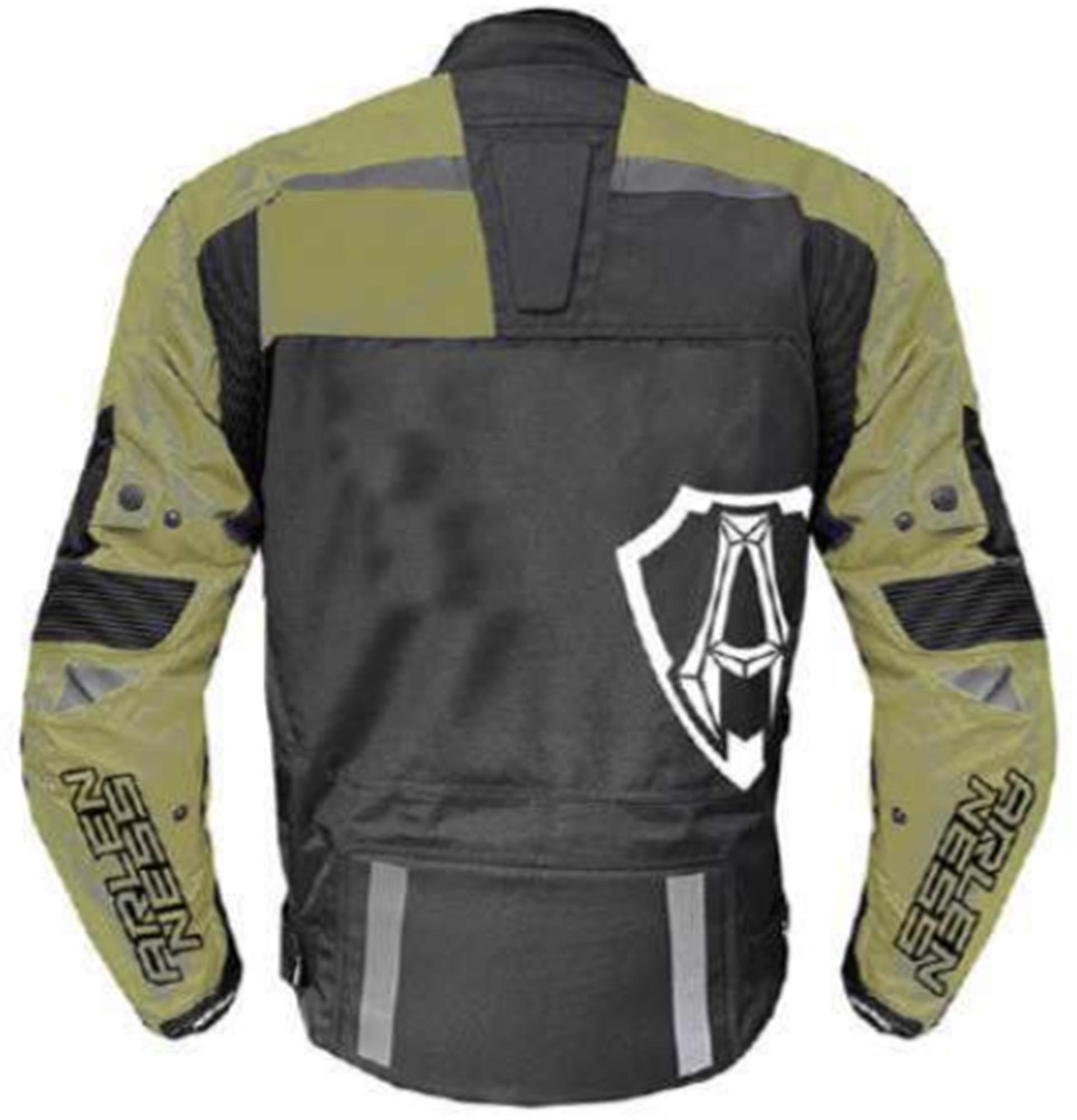 Arlen Ness Brukko Veste textile moto noir/vert 54 Figure 2