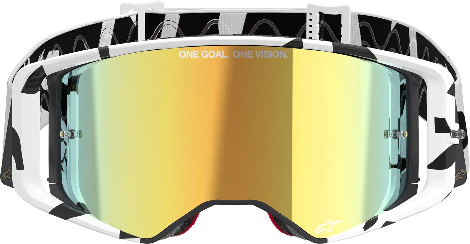 Alpinestars Supertech Corp Absolute Vision Gold Motocross Glasögon Figur 3