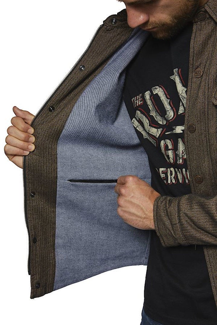 Rokker Boston Rider Chemise de moto gris M Figure 10