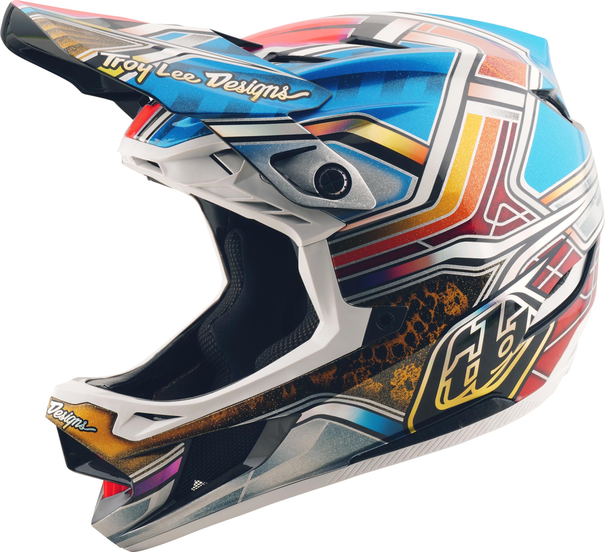Troy Lee Designs D4 Lowrider Carbon MIPS Downhill Helmet XXL (62/63) Figure 1