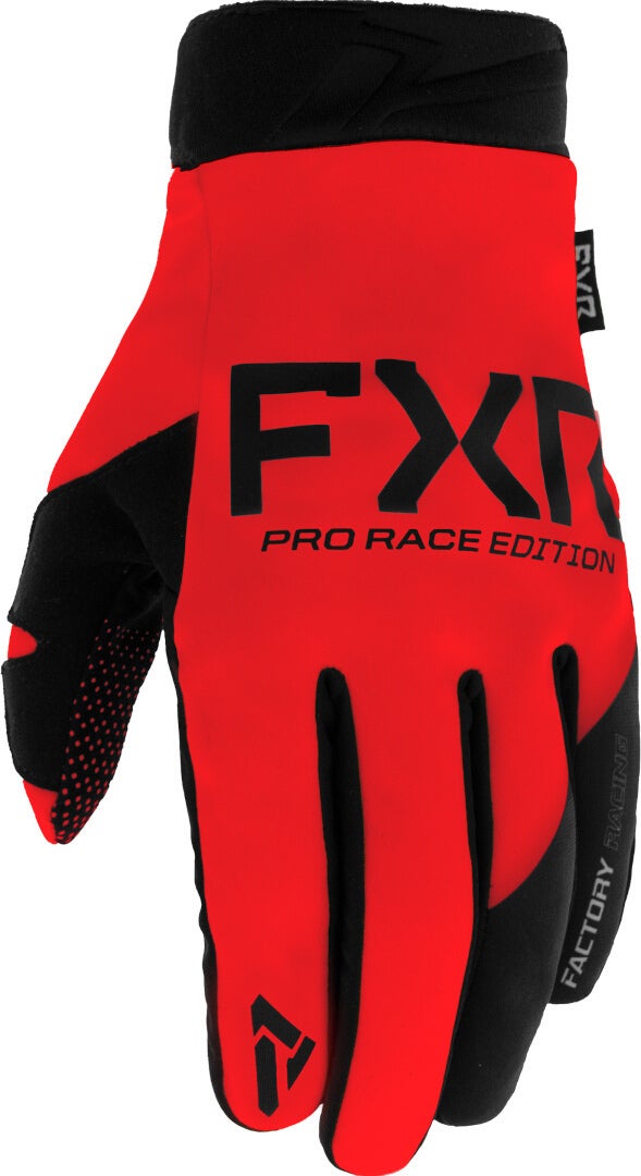 FXR Cold Cross Lite Motocross Handschuhe rot/schwarz S Abbildung 1