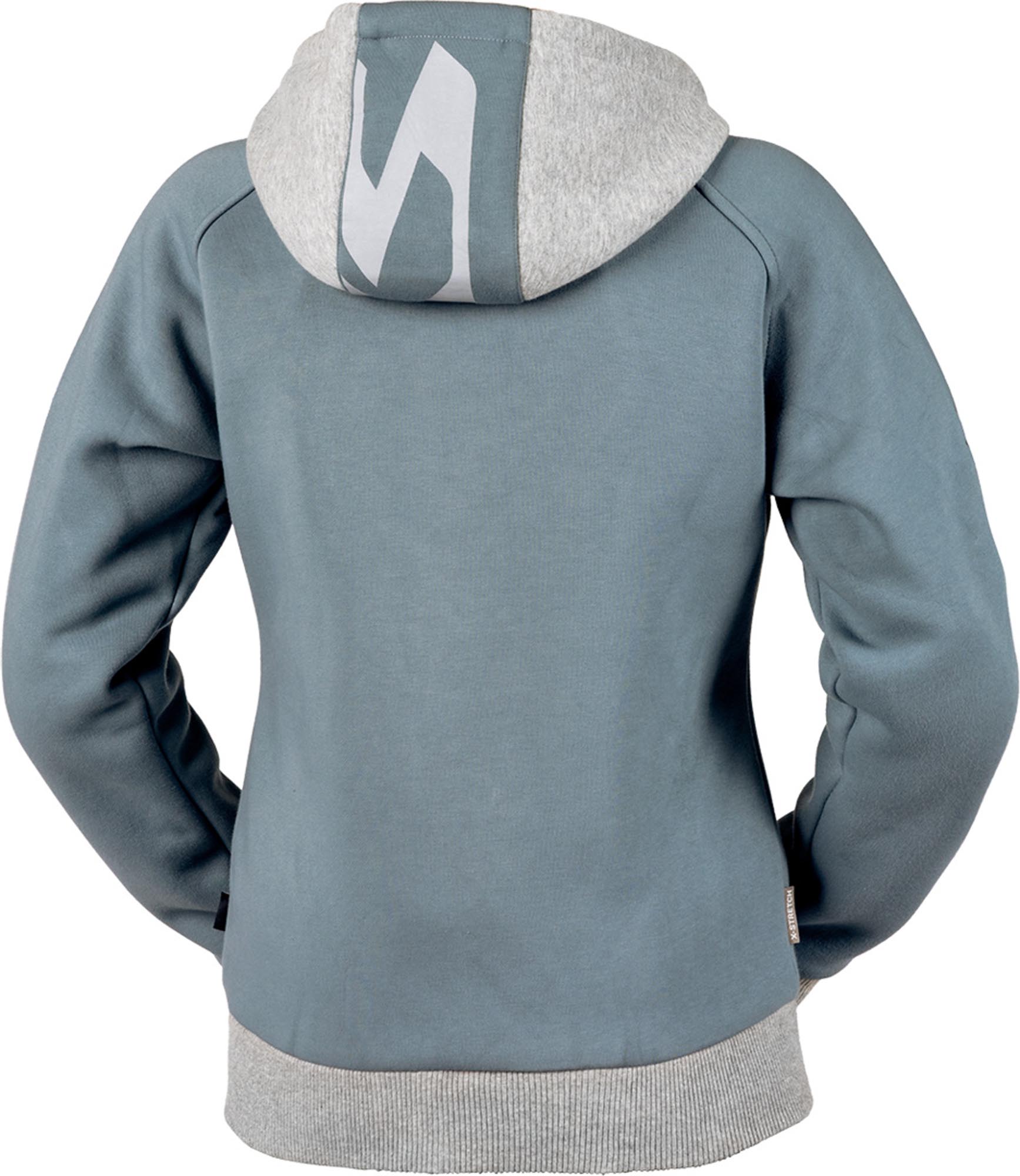IXS Rapid 1.0 Damen Motorrad Zip Hoodie blau/hellgrau S Abbildung 2