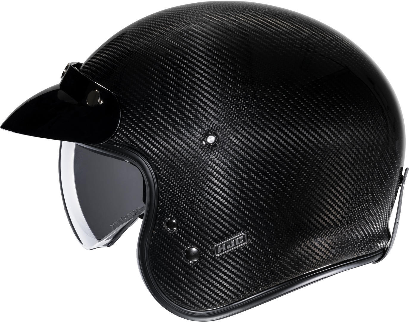 Side view of HJC V31 Retro Carbon Jet Helmet