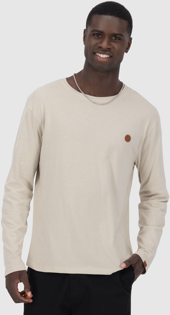 Alife And Kickin AlexAK A Longsleeve Manica lunga beige M Figura 2